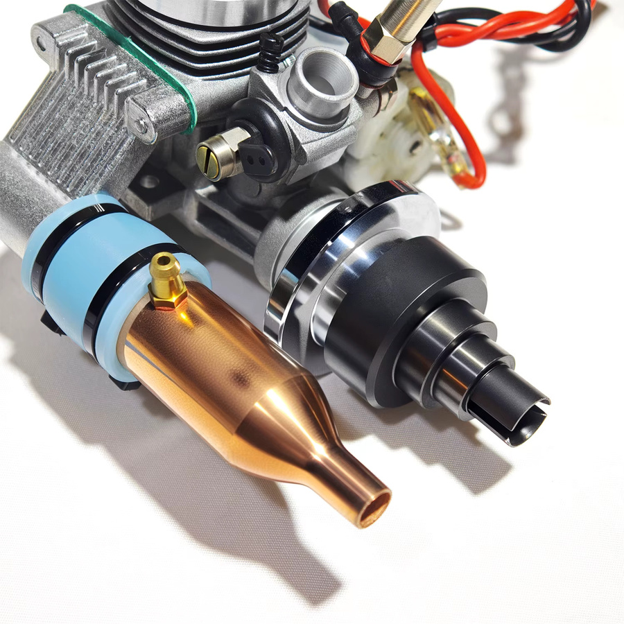 Goki Wassergekühlter Methanolmotor, Modell Zweitakt-Elektrostarter aus Metall, Montagesatz - Bild 4