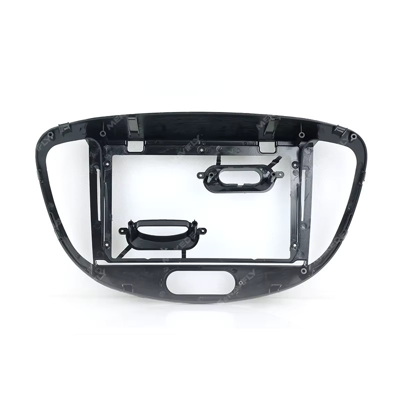 MEKEDE 9-Zoll Autoradio-Rahmen für Hyundai I10 2007-2013 in Schwarz inklusive Montageplatte und Kabelbaum - Bild 3