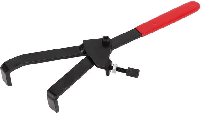 TOMTOP JMS Universal Schwungrad Kupplungsschlüssel aus Carbonstahl, verstellbarer Riemenscheibenhalter für Motorrad und ATV, Schwarz - Bild 1