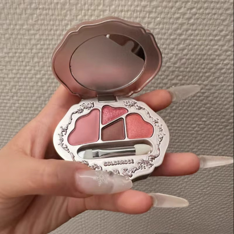 Colorrose Aegyosal Lidschatten-Palette, 4 Farben, Schimmer-Highlighter - Bild 2