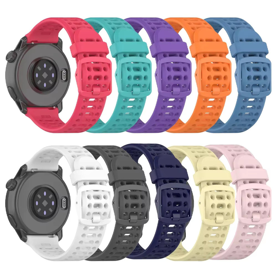 COLMI Armband, Silikon, Schwarz, 20mm, 22mm - Bild 1