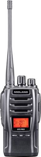Midland G13 PRO PMR446 + LPD Funkgerät C1668 in Schwarz - Bild 1