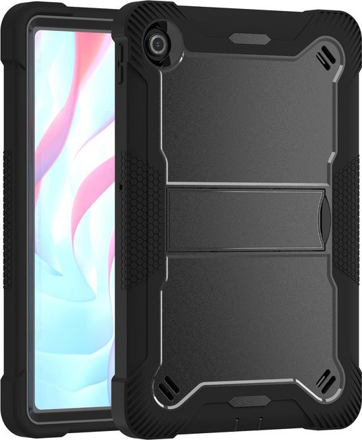 Stoßfeste Panzer Hülle mit Ständer für Tab 10.1 TB311FU ZhaoYang K10C K10C TB311XU TB311XC in Schwarz - Bild 1