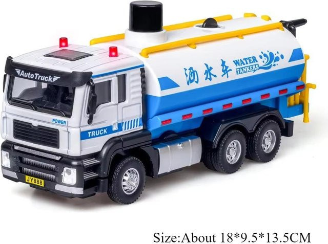 Linyi toy car Elektrische Kehrmaschine, Diecast Modell, 1:50, mit Licht und Sound, ab 14 Jahren - Bild 1