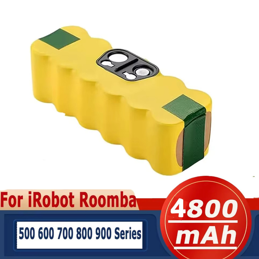 Ersatz Akku 14,4V 12,8Ah NI-Mh für iRobot Roomba 500 600 700 800 Serie in Gelb - Bild 8