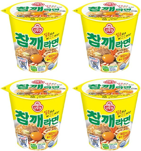 Ottogi Sesam Ramen 4 x 65 g - Bild 1