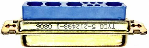 TE Connectivity D-SUB Steckverbinder 9-polig blau 205555-2 - Bild 1
