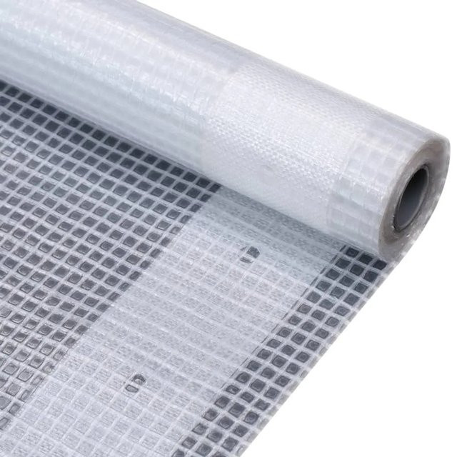 2er-Set vidaXL Gitter-Abdeckplanen aus Kunststoff, Weiß, B x L: 300 x 400 cm, 260 g/m² - Bild 1