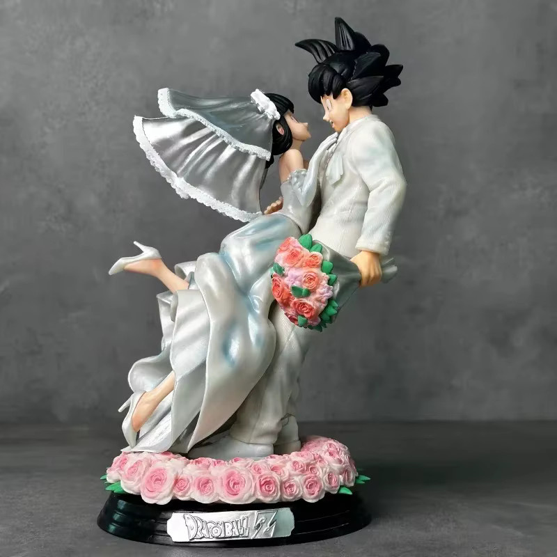 Bandai Dragon Ball Z Son Goku Figur Chichi Hochzeitsversion, PVC-Figurine, Einzelfigur - Bild 2