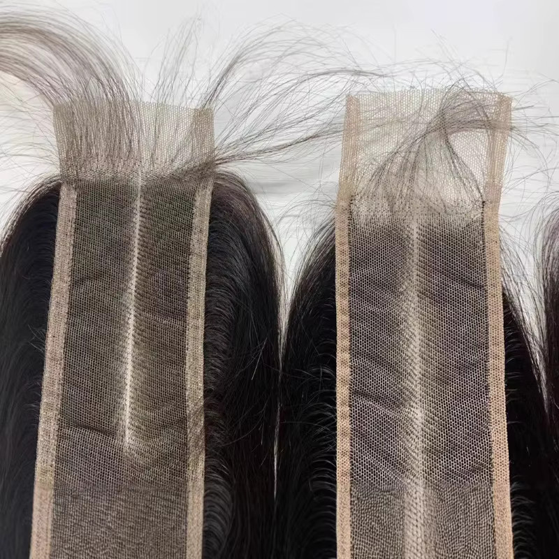 GloTress Lace Closure Haarblock, glattes Haar, 8-22 Zoll, 180% Dichte - Bild 6