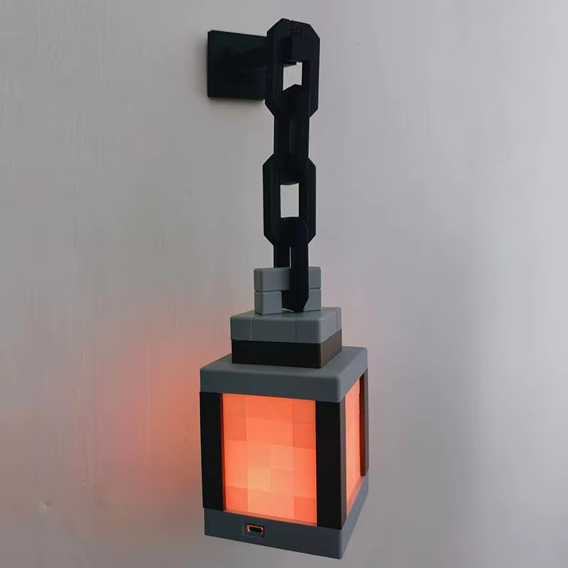 Bandai Brownstone Taschenlampe mit Gaming-Thema, USB-C wiederaufladbares RGB LED-Nachtlicht in Mehrfarbig, mit Fernbedienung für Desktop- und Wandmontage - Bild 4