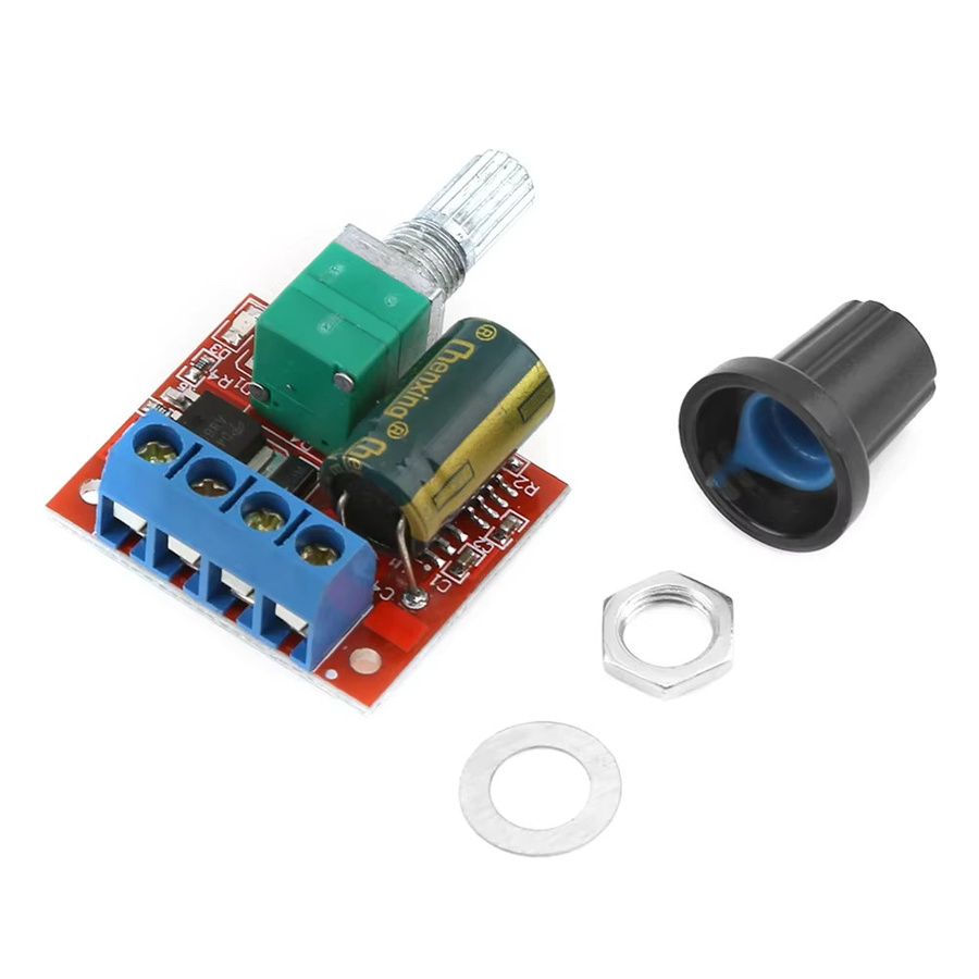 PWM DC Motor Drehzahlregler Modul 5A 90W Spannungsregler und LED Dimmer einstellbares Antriebsmodul in Multicolor - Bild 4