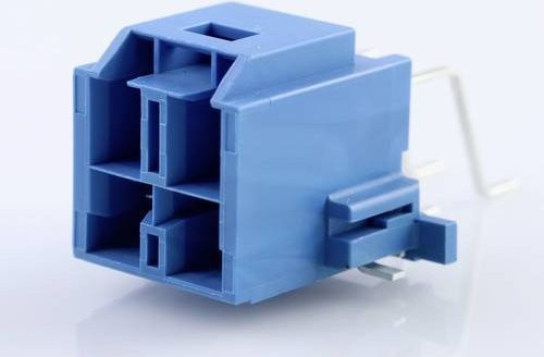 Molex Stiftgehäuse-Platine in Blau mit 4 Polen und einem Rastermaß von 6,50 mm - Bild 1