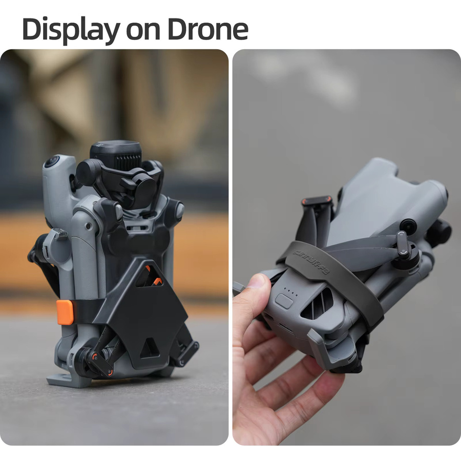 DJI Propellerhalter Stabilisator für Mini 5 Pro, Schutzklingen-Riemenhalterung in Schwarz oder Orange - Bild 2