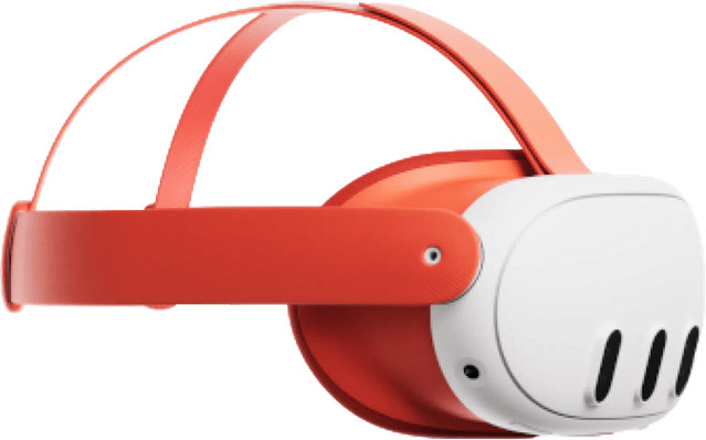 Meta Quest 3 Softstrap Headset-Einlage und Riemen in Blood Orange - Bild 1