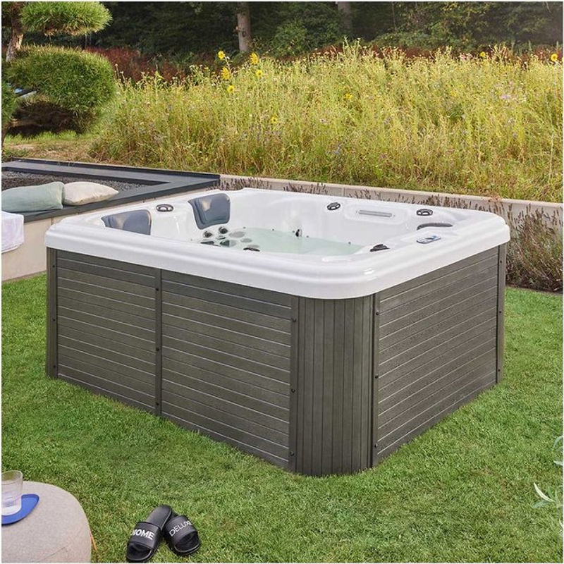 Home Deluxe Outdoor-Whirlpool BEACH PURE in Grau - Bild 1
