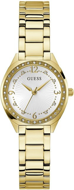 Guess Damenuhr Charlotte, Quarz, Edelstahl, 30 mm, Weiß - Bild 1