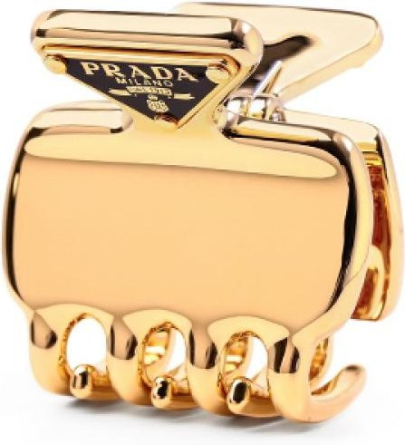 Prada Haarclip, Dreieck Logo, Damen - Bild 1
