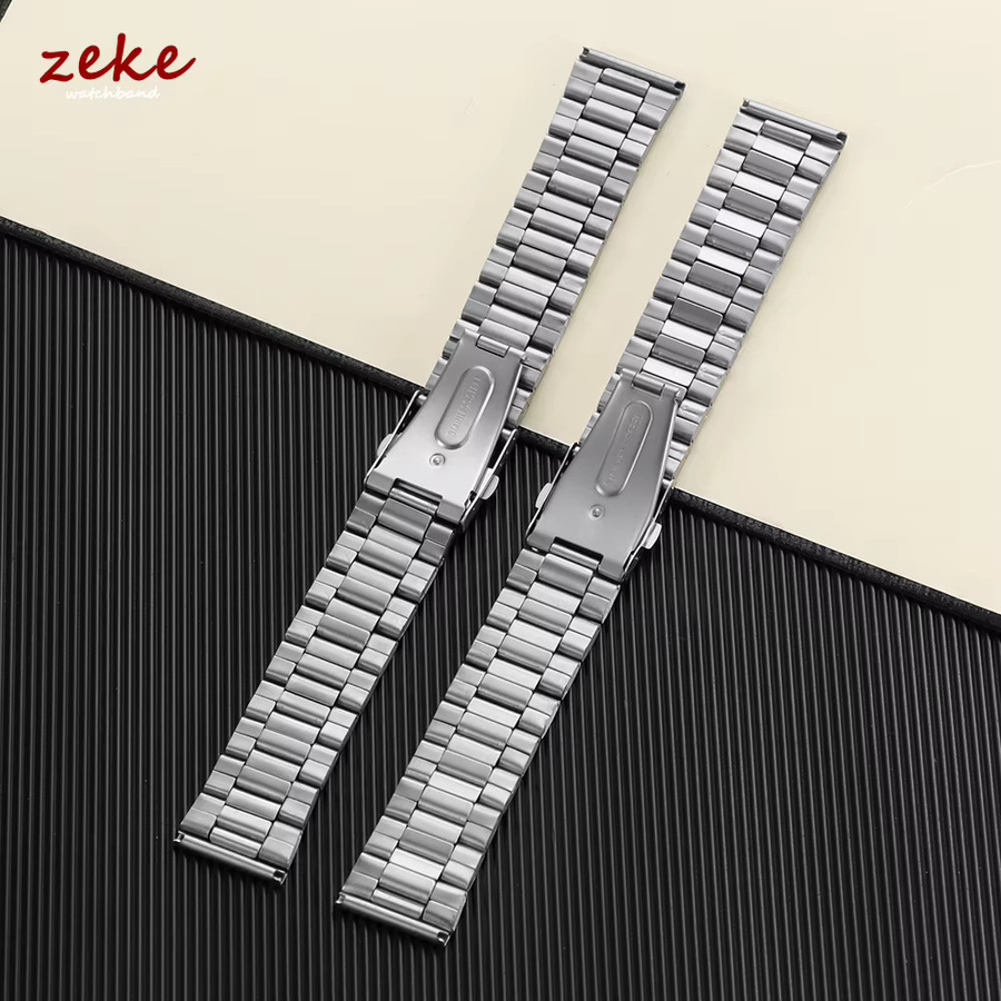 crazyband Uhrenarmband Edelstahl, Silber, Unisex - Bild 1