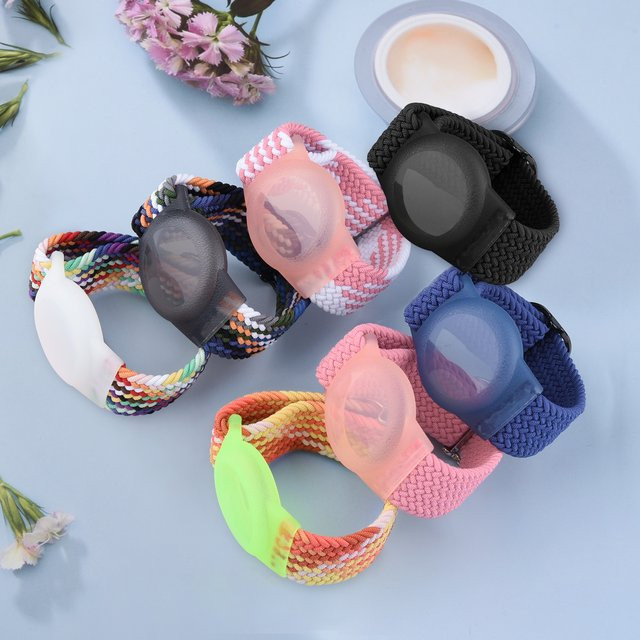 IEOVIEE Uhrenarmband Geflochtenes Band mit Hülle für Apple AirTags, Kinder - Bild 1