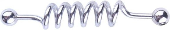 YULIN Ohrpiercing Barbells Stange, Edelstahl, Gold, Damen - Bild 1