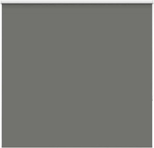 vidaXL Verdunkelungsrollo Grau aus Polyester, B: 165 cm, H: 175 cm - Bild 1