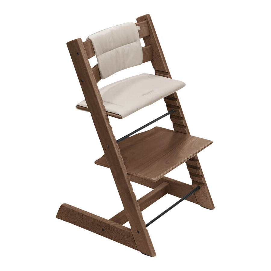 Stokke Tripp Trapp Sitzkissen beige aus wasserabweisendem recyceltem Polyester mit rutschfester Rückseite - Bild 2
