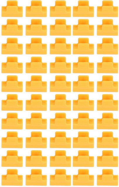 GoolRC Schattennetz Clips aus rostfreiem Stahl in Orange, 50er Set für das Gewächshaus - Bild 1