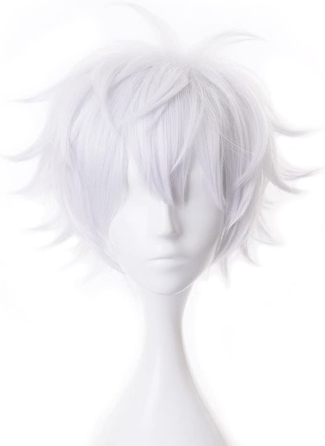 OSIAS Gojo Satoru Shock Hair Perücke, synthetisch, Herren - Bild 1