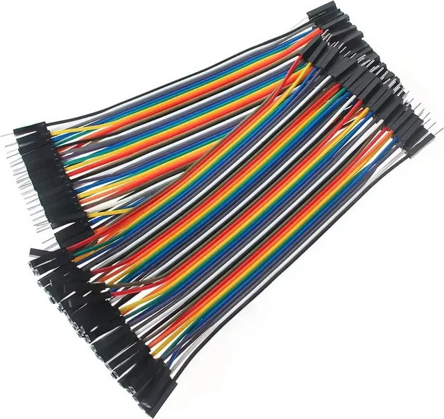 Dupont-Leitung Überbrückungsdraht Set für Arduino und DIY-Elektronik, Mehrfarbig, 10 cm - Bild 1