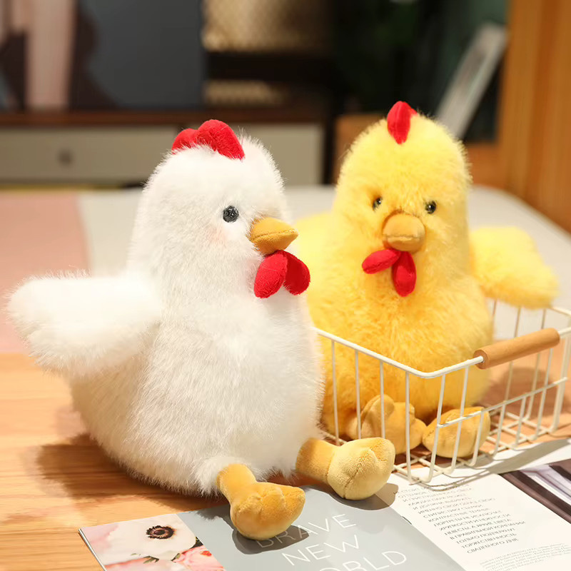 pangcangshu Huhn, Stofftier-Plüschpuppe, Bauernhof, Gelb - Bild 3