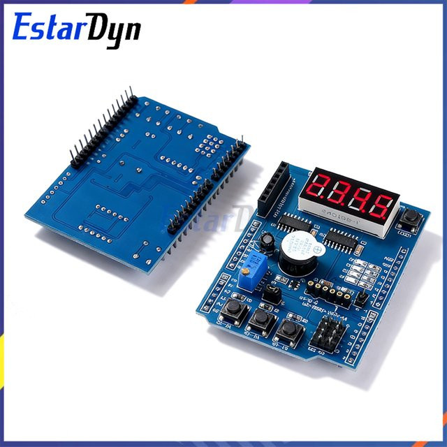 Estardyn XD-203 Multifunktions-Erweiterungsplatine Basis-Lernset Einchip-Mikrocomputer-Entwicklungsboard in Blau - Bild 1