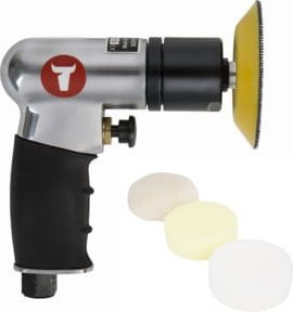 Stier Mini-Polier-Satz MP-25 6-teilig pneumatisch in Gelb, Weiß und Silber - Bild 1
