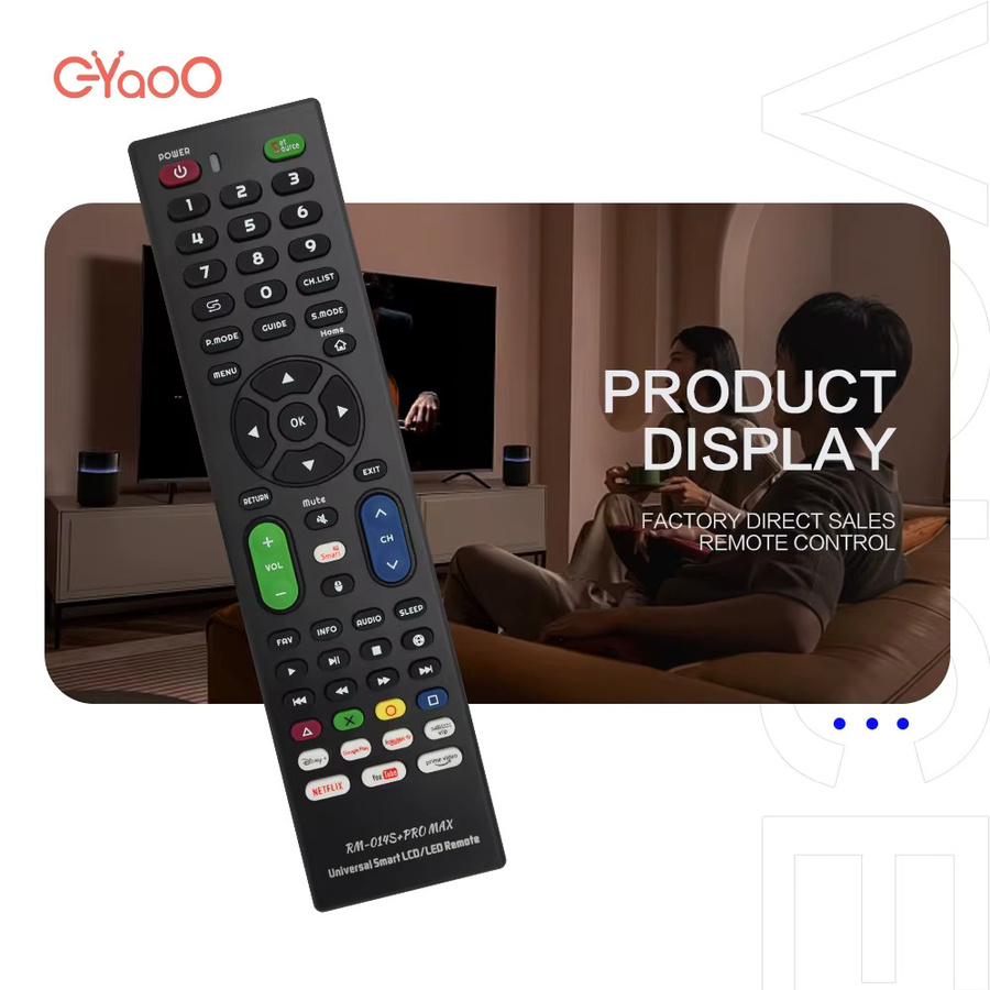 EYAOO Universelle TV-Fernbedienung RM-014S+ Pro Max in Schwarz - Bild 3