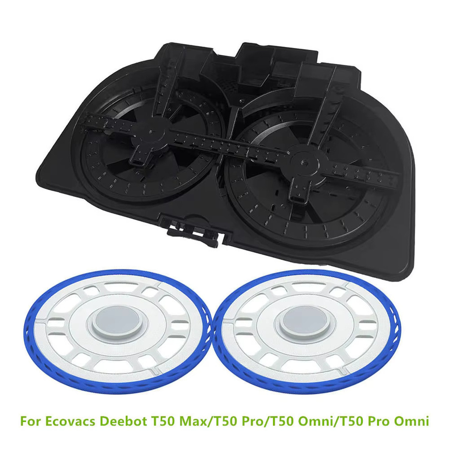 Mopp Tuch Halter Reinigung Station Tablett für Ecovacs Deebot T50 Max, T50 Pro, T50 Omni und T50 Pro Omni in Schwarz - Bild 4