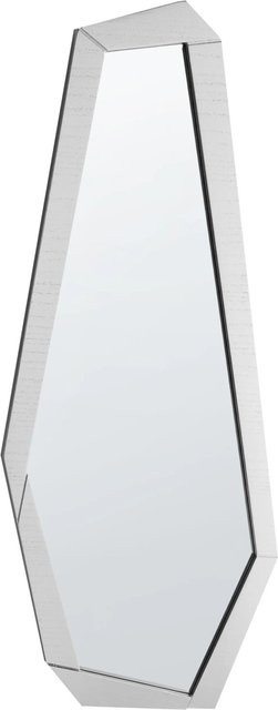 Beliani Wandspiegel CHANU in Silber, modern mit Glas und Holz, Breite: 44 cm, Höhe: 104 cm, Tiefe: 3 cm - Bild 1