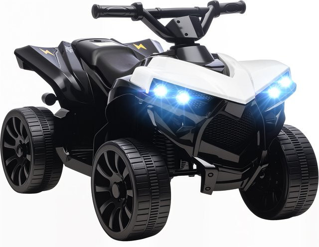 Aosom Kinder Quad Elektro 6V, Kinderfahrzeug, Weiß, ab 3 Jahre - Bild 1