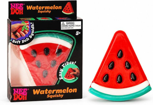 Needoh Wassermelonen-Quetschspielzeug, black - Bild 1