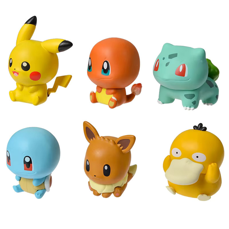 Pokémon PokeBall Mini Puppe, Actionfiguren, Pikachu Charmander Bulbasaur - Bild 2