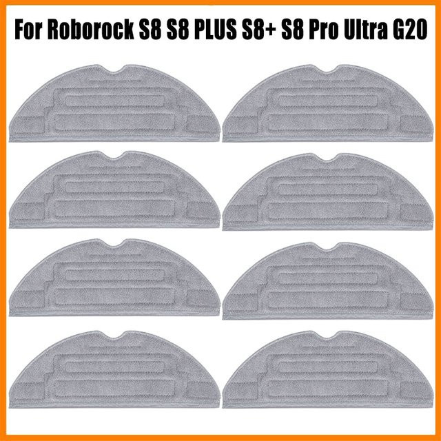 Roborock Vibration Mopp Pads für S8, S8 Plus, S8 Pro Ultra und G20 in Grau - Bild 1