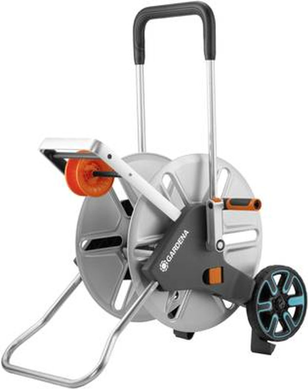 GARDENA CleverRoll L Easy Metall Schlauchwagen in Silber mit Frostschutztechnologie und Nachtropfstopp - Bild 2