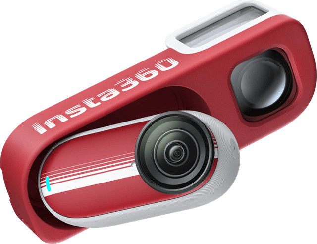 Insta360 GO 3S Action Camera Retro-Bundle in Rot mit 64 GB Speicher - Bild 1