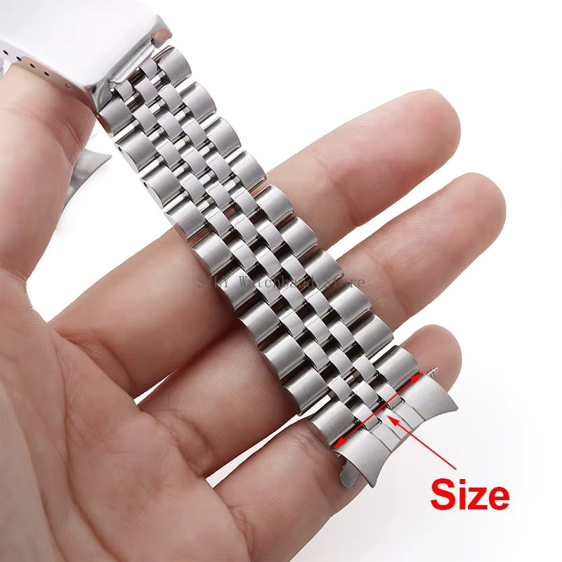 asukaband Uhrenarmband Edelstahl, Silber, Unisex - Bild 2