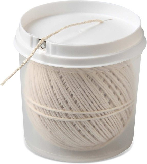 Fackelmann Grill- und Bratenschnur aus Baumwolle, weiß, 100 m - Bild 1