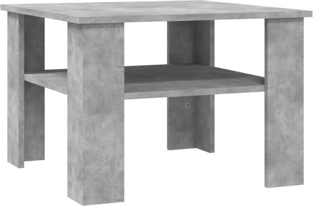 vidaXL Couchtisch modern in Betongrau aus Holzwerkstoff, B/T/H: 60 x 60 x 42 cm - Bild 1