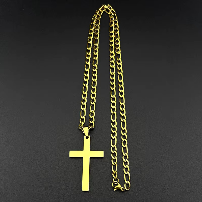AFAWA Anhänger Edelstahl, Gold, Unisex - Bild 2