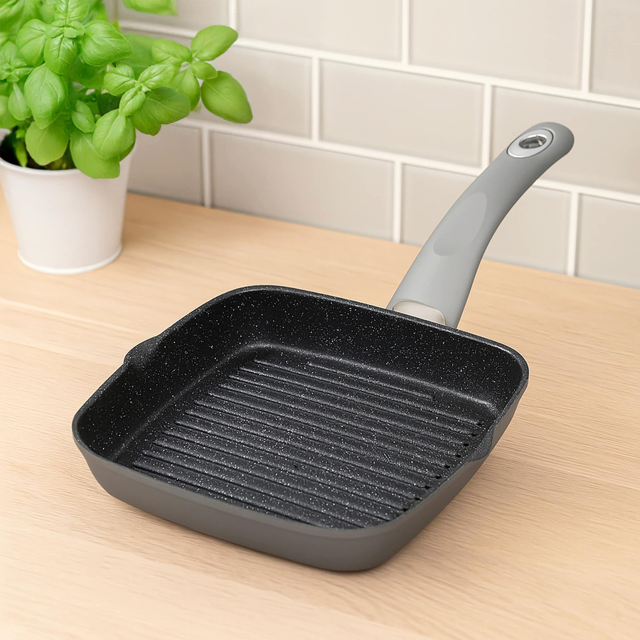 STONELINE Gourmundo Grillpfanne Grau, Durchmesser: 16 cm - Bild 3