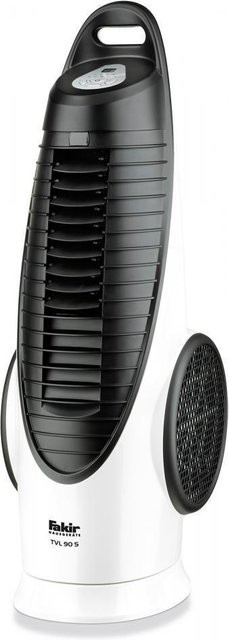 Fakir Turmventilator TVL 90 S in Weiß/Schwarz mit Oszillation und Timer - Bild 1