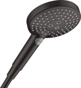 Hansgrohe Raindance Select S 120 EcoSmart Duschkopf in Schwarz Matt mit 3 Strahlarten und Durchmesser 12,5 cm - Bild 1