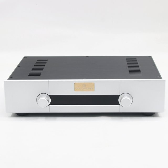 SENGTERBELLE HiFi-Vollaluminium-Vorverstärkergehäuse in Silber, B/T/H: 430 x 90 x 308 mm - Bild 1